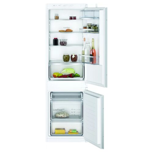Neff - KI5862SE0G N 50 Built-in fridge-freezer with freezer at bottom 177.2 x 54.1 cm sliding hinge