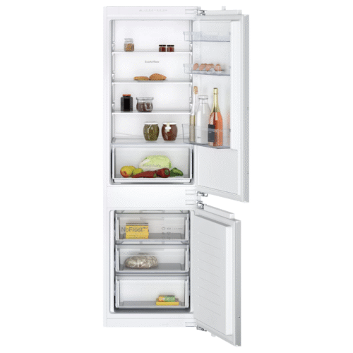 Neff - KI7861FE0G N 30 Built-in fridge-freezer with freezer at bottom 177.2 x 54.1 cm flat hinge