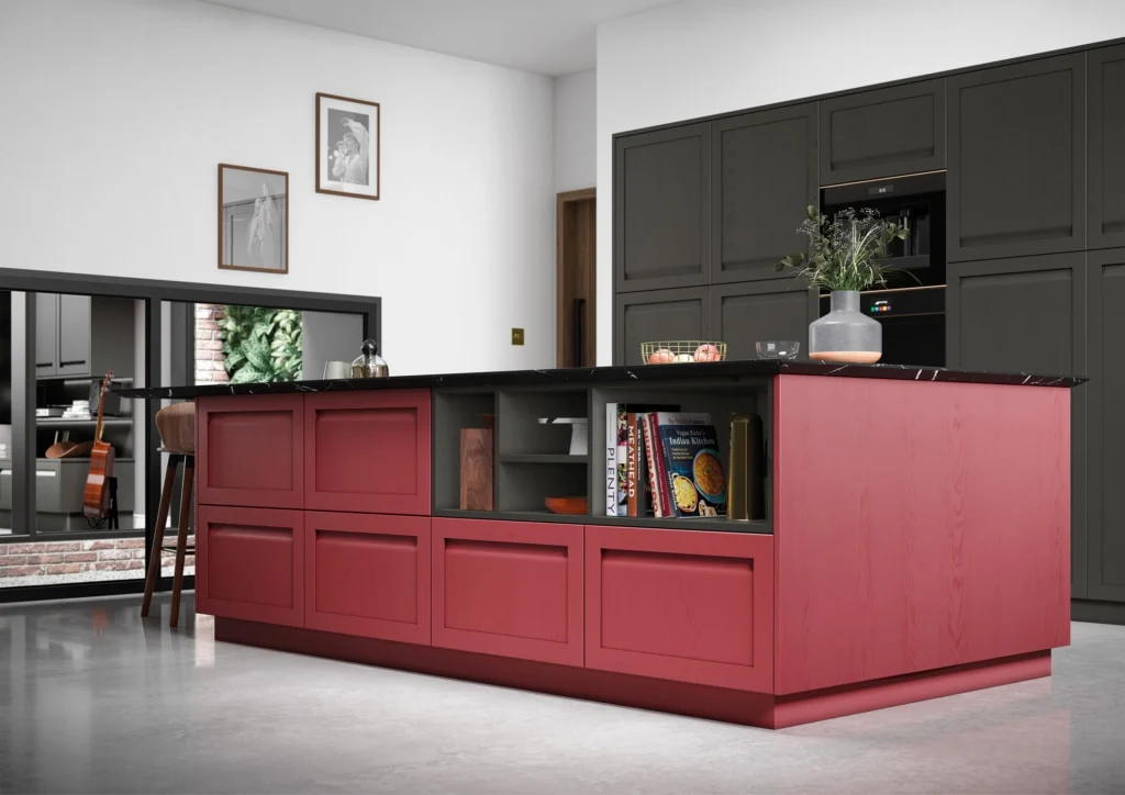 Kitchen Craft Design – Shaker Style Kitchens Red Chesterfield