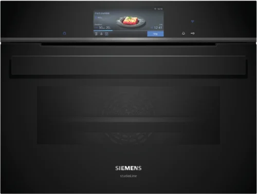 Siemens studioLine - CS958GDD1 iQ700 Built-in compact oven with steam function 60 x 45 cm Black