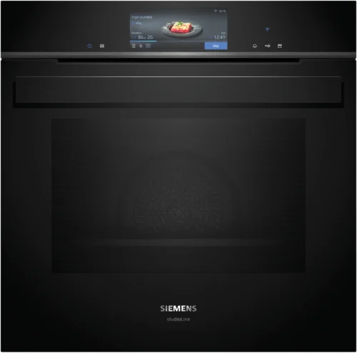 Siemens studioLine - HS958KDB1 iQ700 Built-in oven with steam function 60 x 60 cm Black