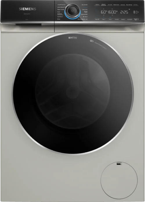 Siemens studioLine - WG56B2A3GB iQ700 Washing machine, front loader 10 kg 1600 rpm, Silver inox