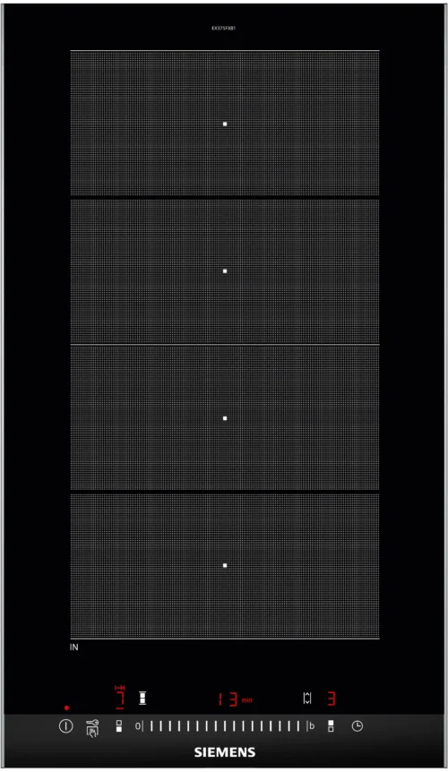 Siemens studioLine - EX375FXB1E iQ700 Flex induction cooktop 30 cm surface mount with frame